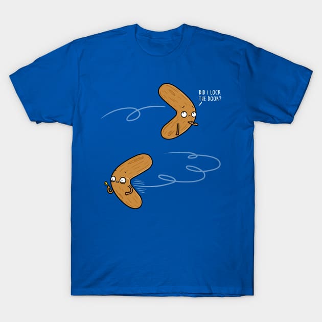 Insecure boomerang! T-Shirt by Raffiti